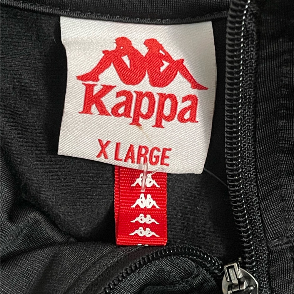 Kappa Men's Black Logo Track Jacket - Picture 8 of 13